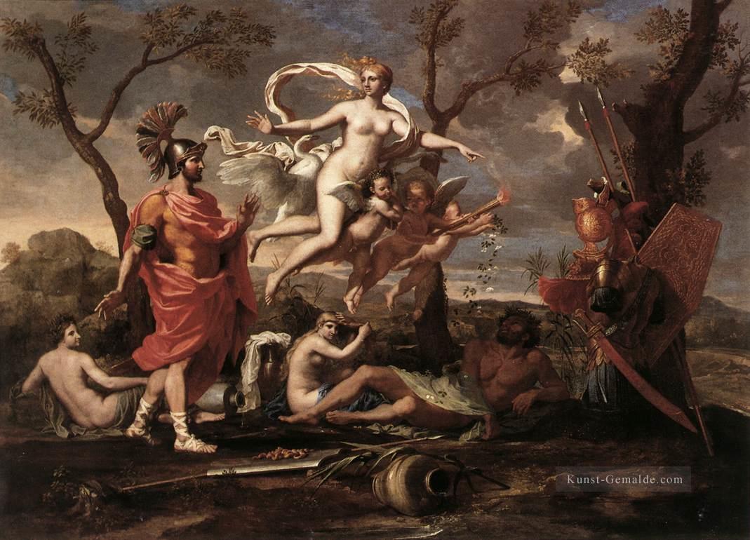 Venus Presenting Arms Aeneas klassische Maler Nicolas Poussin Ölgemälde